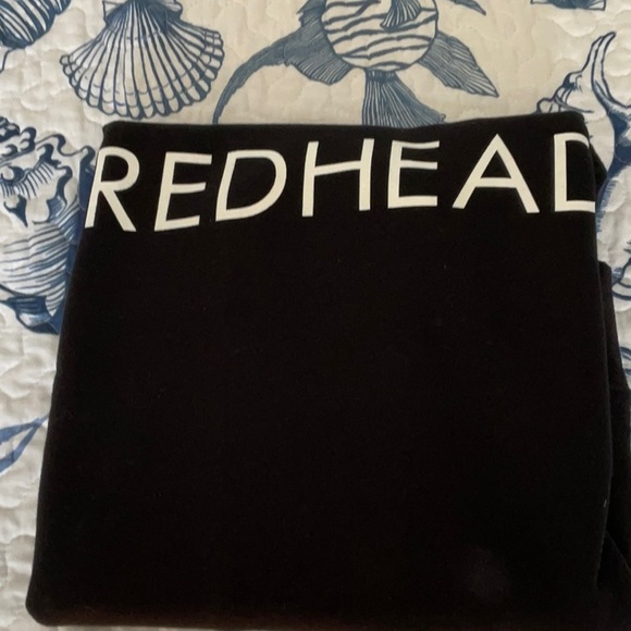 Brunette the label NWT ‘Redhead’ black sweatshirt Sz XS oversized - Picture 8 of 9